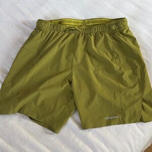 Patagonia Moss Green Active Shorts